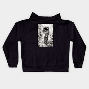 The Creepy Nature Girl Kids Hoodie